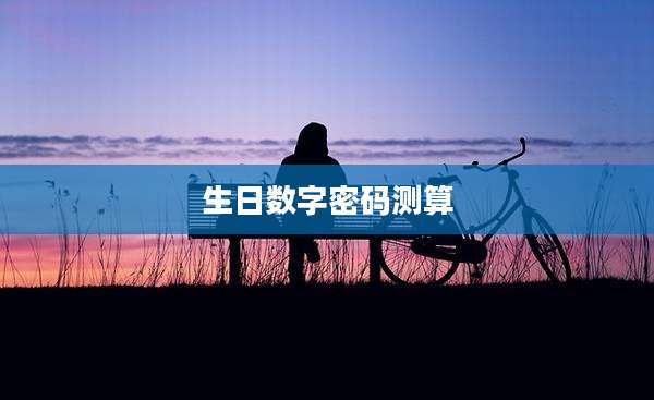生日数字密码测算
