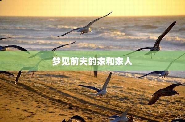 梦见前夫的家和家人