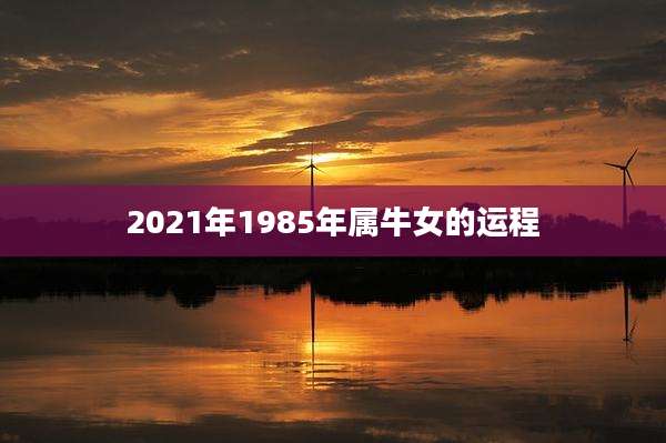 2021年1985年属牛女的运程
