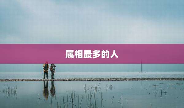 属相最多的人