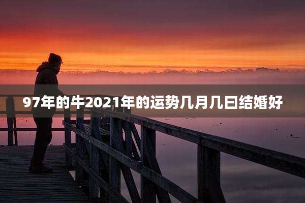 97年的牛2021年的运势几月几曰结婚好