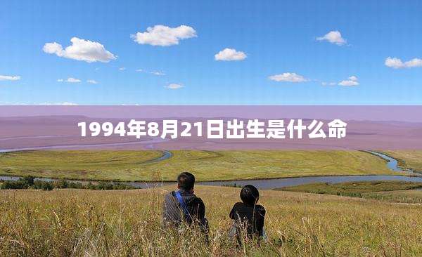 1994年8月21日出生是什么命