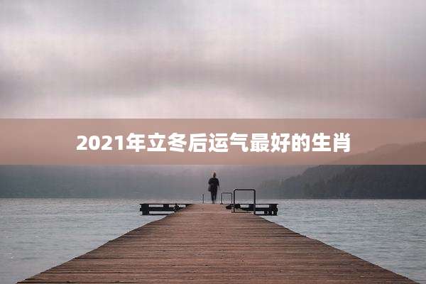 2021年立冬后运气最好的生肖