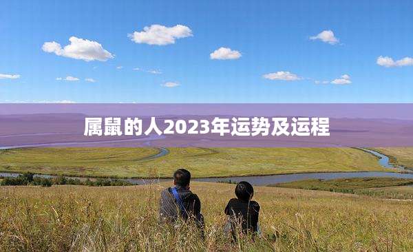 属鼠的人2023年运势及运程