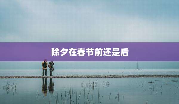 除夕在春节前还是后