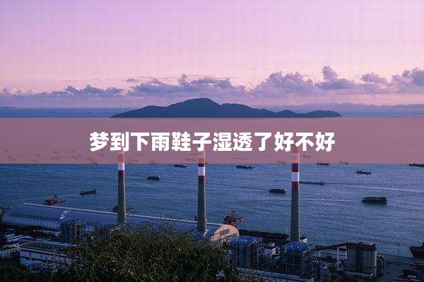 梦到下雨鞋子湿透了好不好