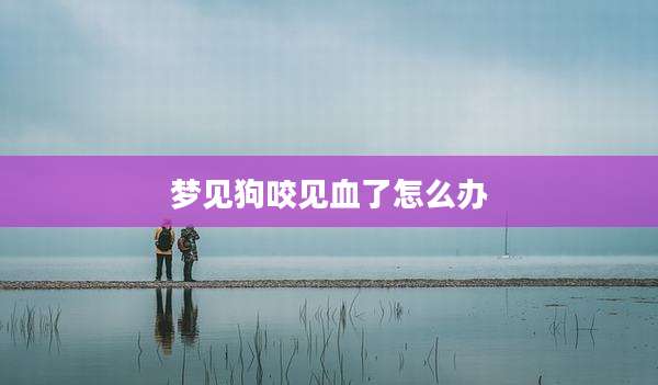 梦见狗咬见血了怎么办