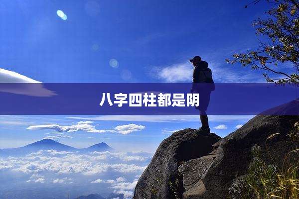 八字四柱都是阴