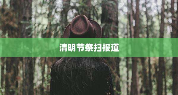 清明节祭扫报道