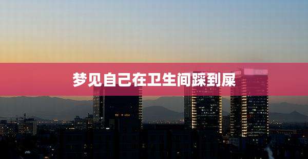 梦见自己在卫生间踩到屎