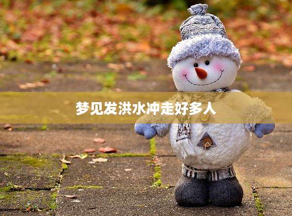 梦见发洪水冲走好多人