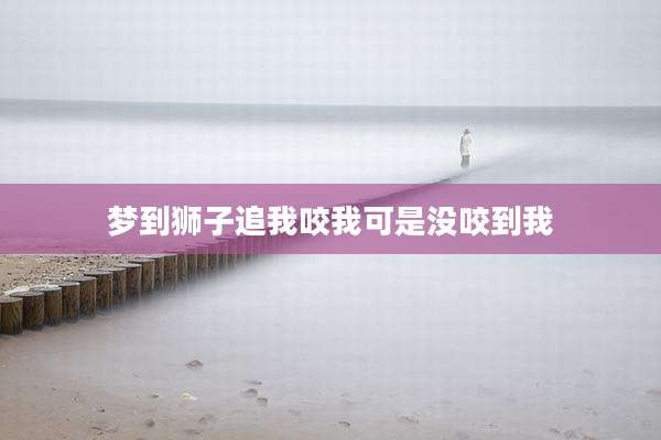 梦到狮子追我咬我可是没咬到我