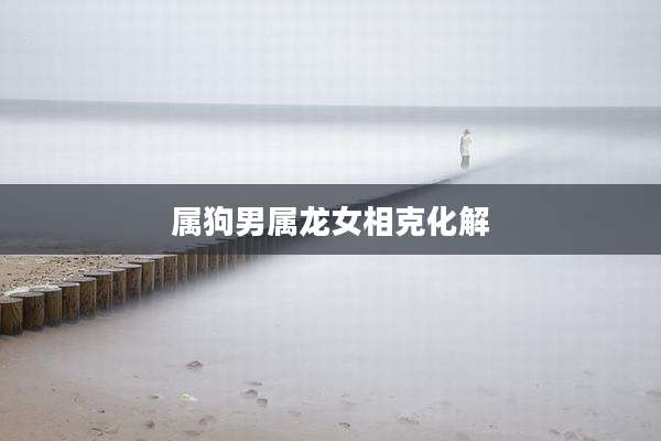 属狗男属龙女相克化解