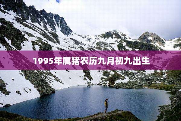 1995年属猪农历九月初九出生