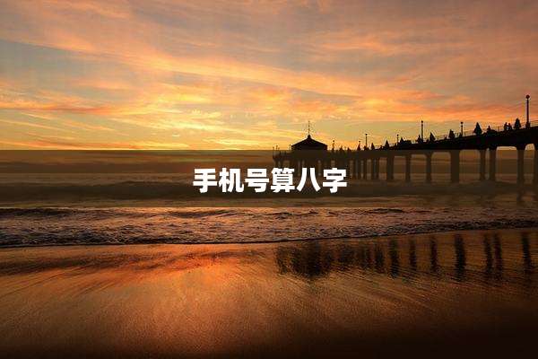 手机号算八字