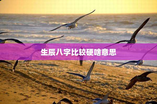 生辰八字比较硬啥意思