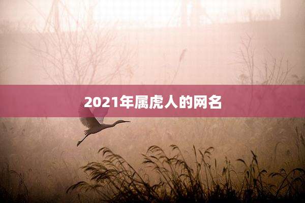 2021年属虎人的网名