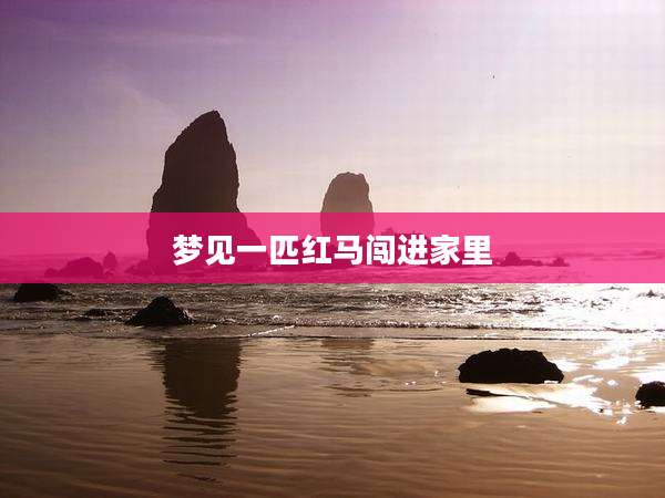 梦见一匹红马闯进家里