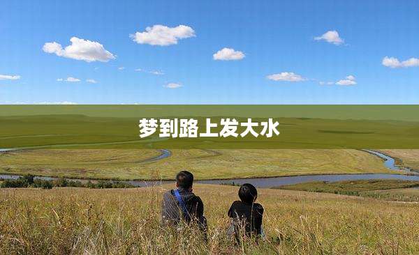 梦到路上发大水