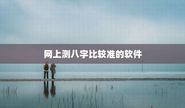 网上测八字比较准的软件