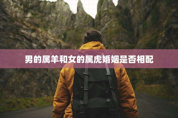男的属羊和女的属虎婚姻是否相配