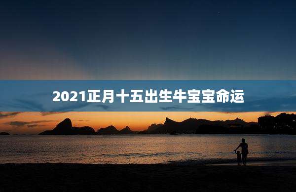 2021正月十五出生牛宝宝命运