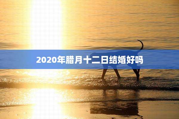 2020年腊月十二日结婚好吗