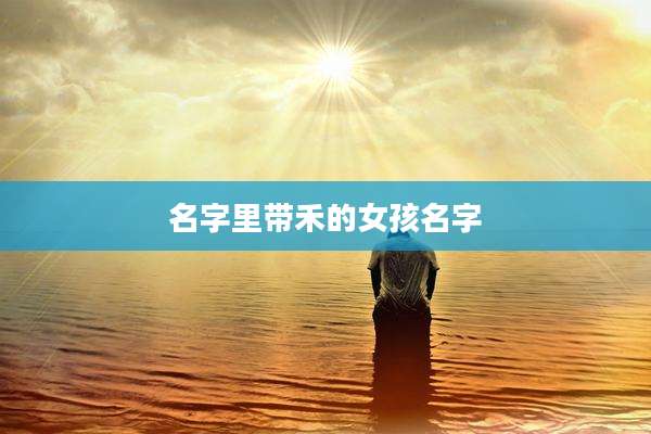 名字里带禾的女孩名字