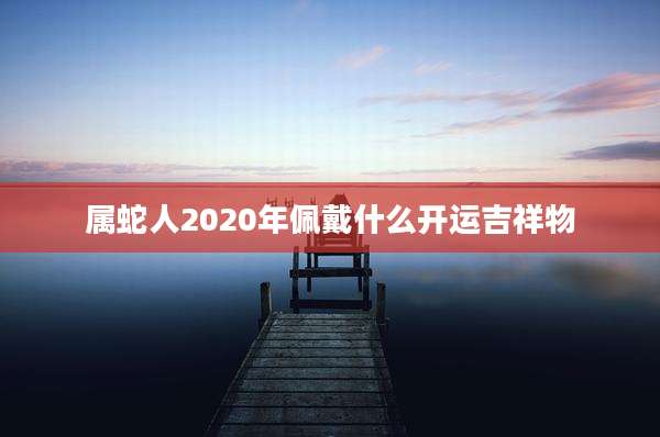 属蛇人2020年佩戴什么开运吉祥物