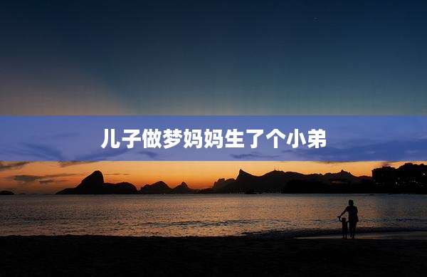 儿子做梦妈妈生了个小弟