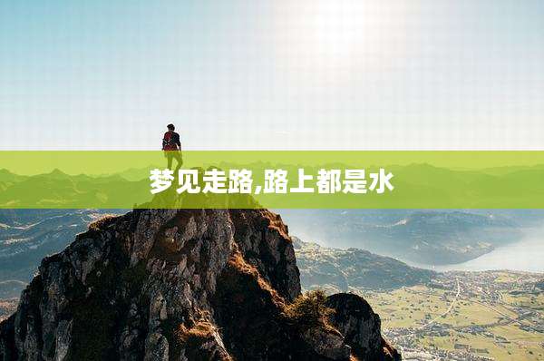 梦见走路,路上都是水