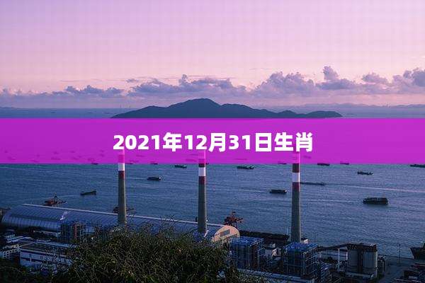 2021年12月31日生肖