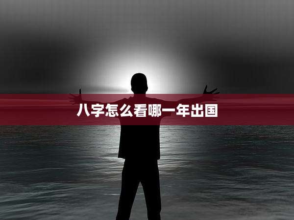 八字怎么看哪一年出国