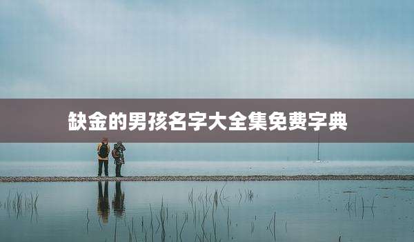 缺金的男孩名字大全集免费字典