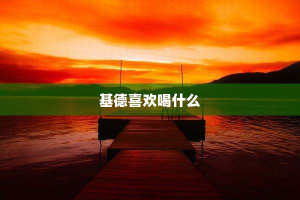 基德喜欢喝什么