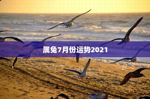 属兔7月份运势2021