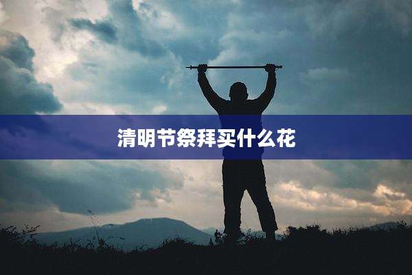 清明节祭拜买什么花