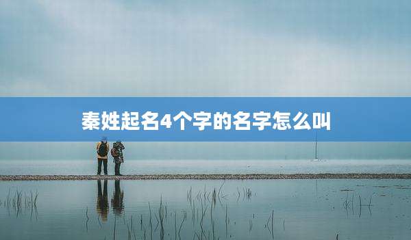 秦姓起名4个字的名字怎么叫