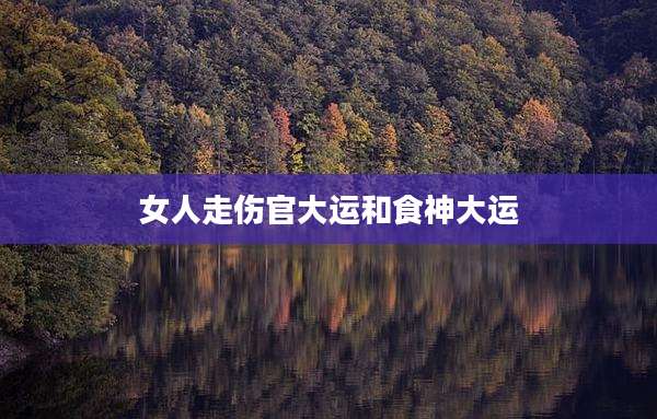 女人走伤官大运和食神大运