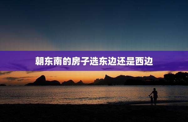 朝东南的房子选东边还是西边