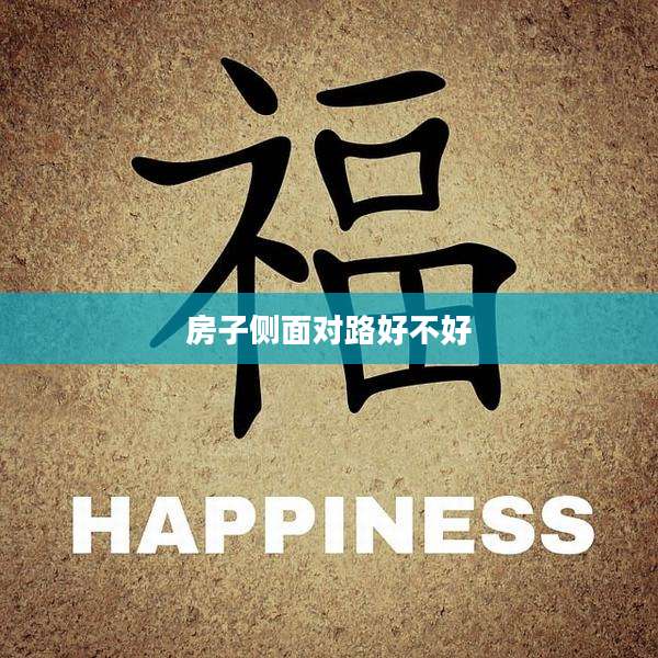 房子侧面对路好不好