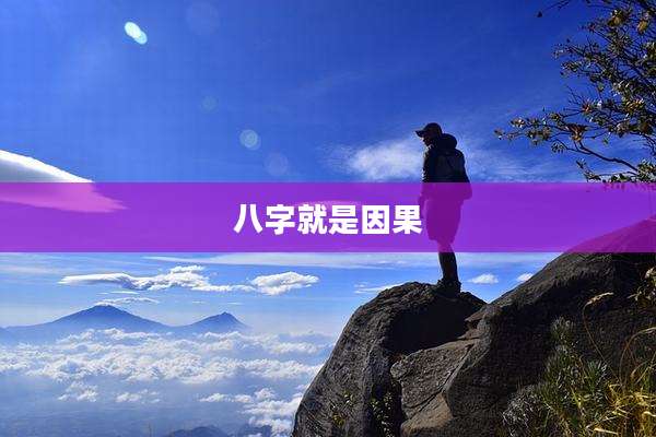 八字就是因果