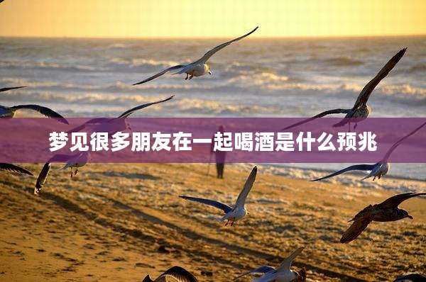 梦见很多朋友在一起喝酒是什么预兆