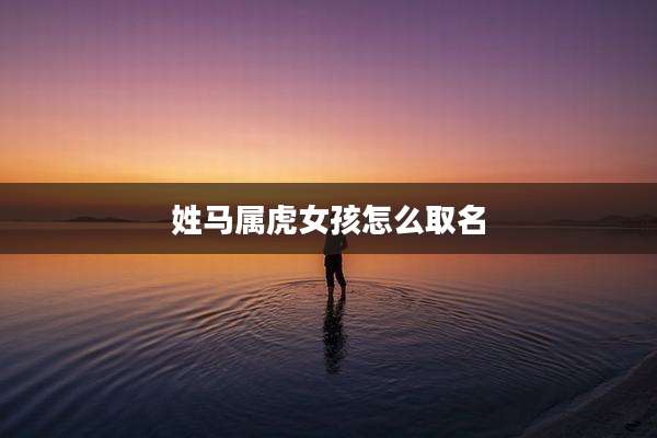 姓马属虎女孩怎么取名