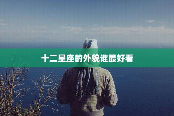 十二星座的外貌谁最好看