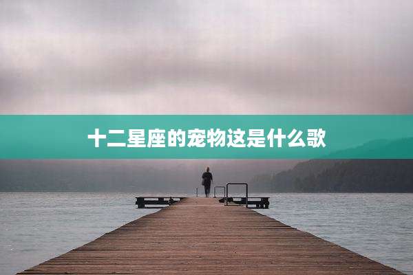 十二星座的宠物这是什么歌