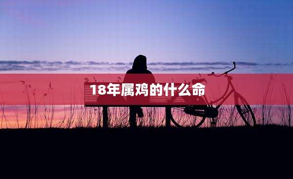 18年属鸡的什么命