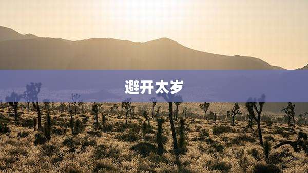 避开太岁
