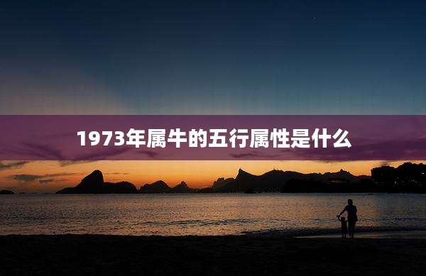 1973年属牛的五行属性是什么