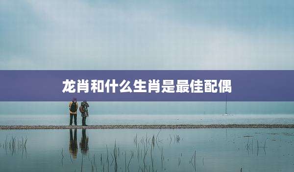 龙肖和什么生肖是最佳配偶